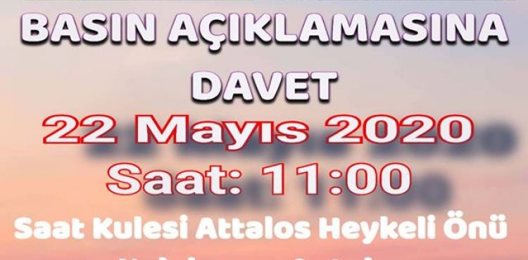 ANTALYA'DA DÜNYA KUDÜS GÜNÜ BASIN AÇIKLAMASI (DAVET)