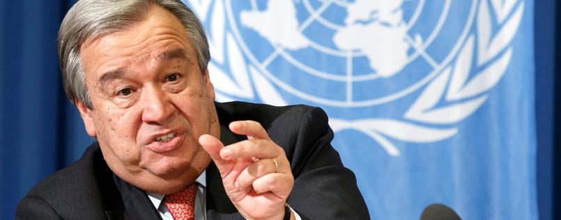 ANTONİO GUTERRES SİYONİST İSRAİL'DEN HESAP SORULMASINI İSTEDİ