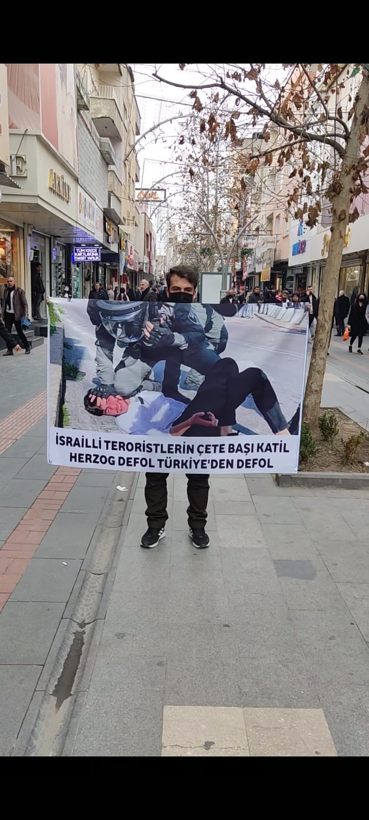 BATMAN'DA SİYONİST HERZOG PROTESTOSU