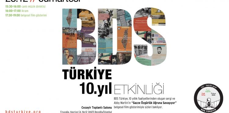 BDS TÜRKİYE 10. YILINI BİR ETKİNLİKLE KUTLAYACAK 