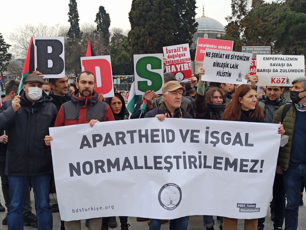 BDS TÜRKİYE SİYONİST HERZOG'UN ÜLKEMİZE DAVET EDİLMESİNİ PROTESTO ETTİ