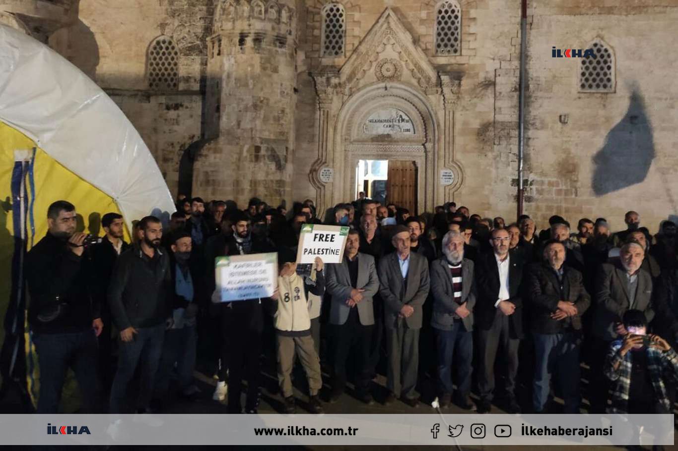 DİYARBAKIR - SİLVAN'DA MESCİD-İ AKSA İÇİN TOPLANILDI (VİDEO)