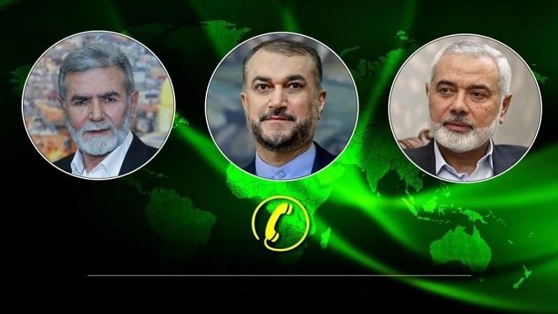 EMİR ABDULLAHİYAN'DAN HAMAS VE İSLAMİ CİHAD LİDERLERİNE TELEFON