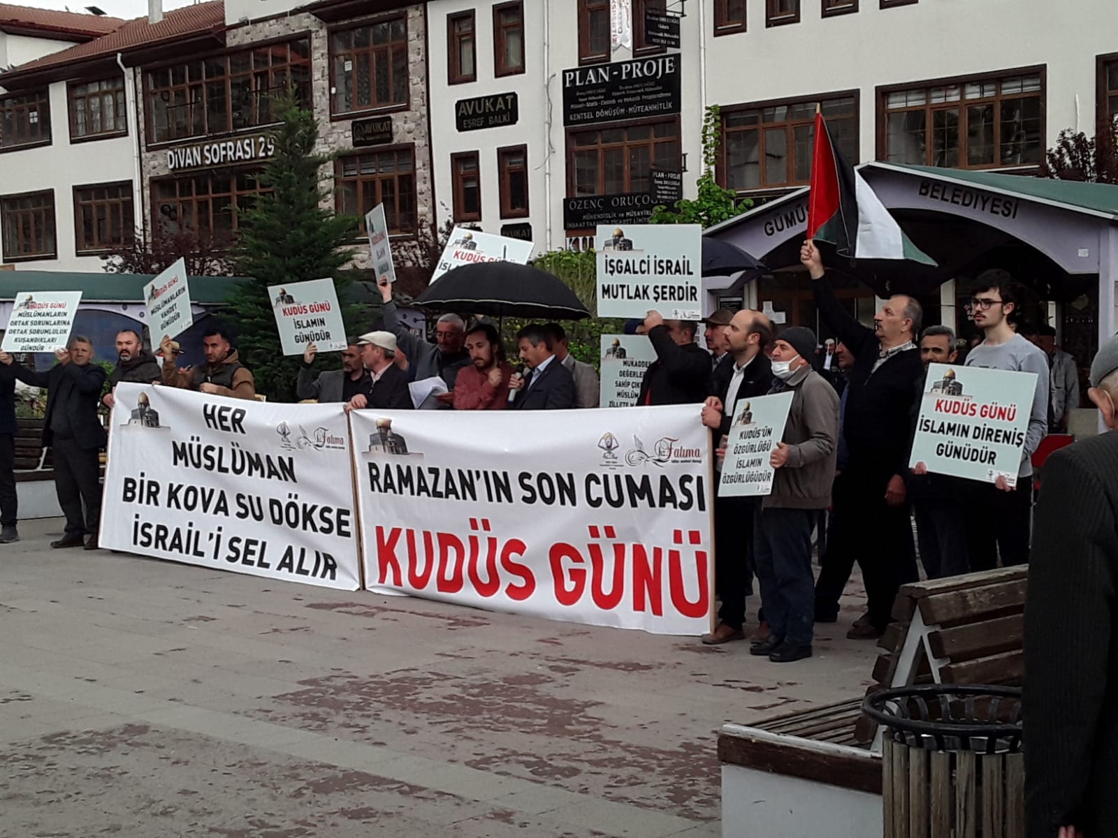 GÜMÜŞHANE'DE DÜNYA KUDÜS GÜNÜ'NDE BASIN AÇIKLAMASI DÜZENLENDİ (FOTO-VİDEO)