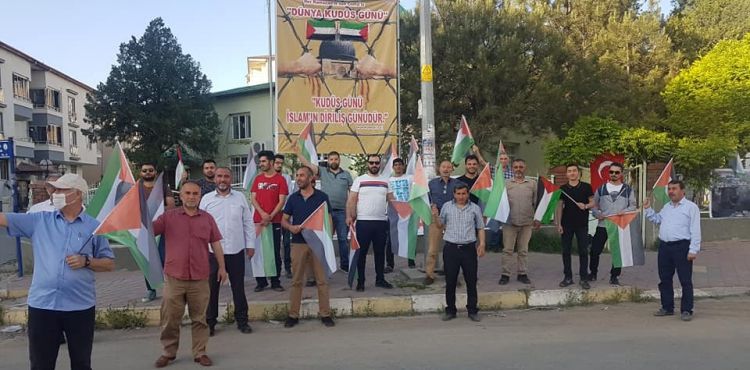 IĞDIR'DA DÜNYA KUDÜS GÜNÜ ETKİNLİĞİ DÜZENLENDİ (FOTO)