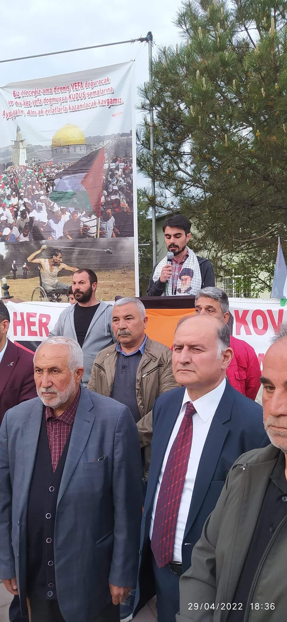 IĞDIR'DA DÜNYA KUDÜS GÜNÜ'NDE BASIN AÇIKLAMASI DÜZENLENDİ (FOTO)