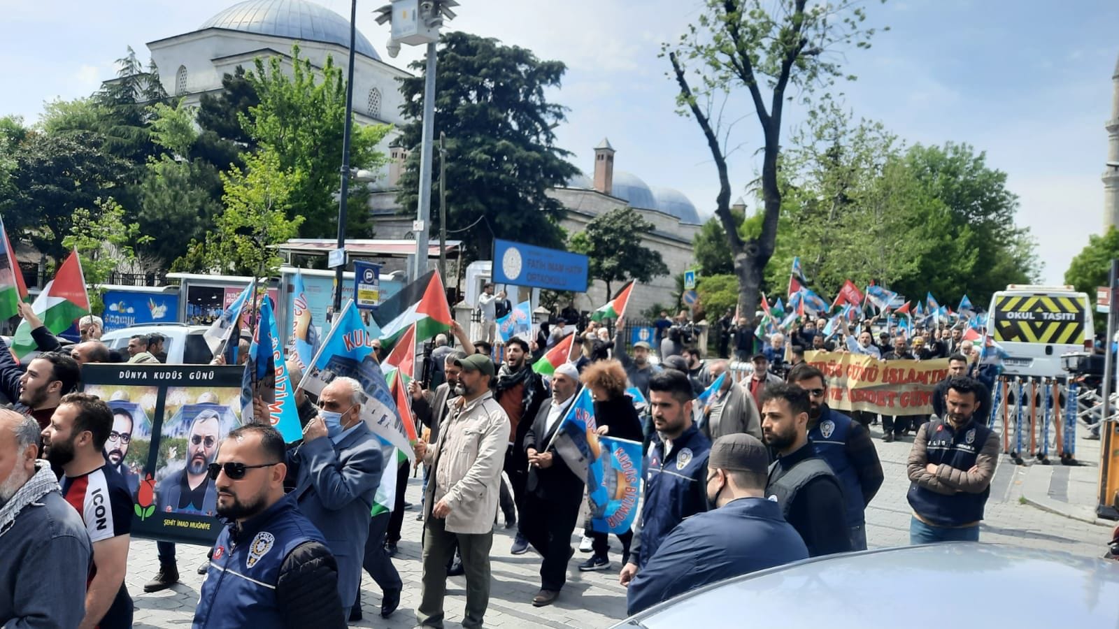 İSTANBUL'DA KUDÜS GÜNÜ YÜRÜYÜŞÜ VE BASIN AÇIKLAMASI DÜZENLENDİ (VİDEO-FOTO)