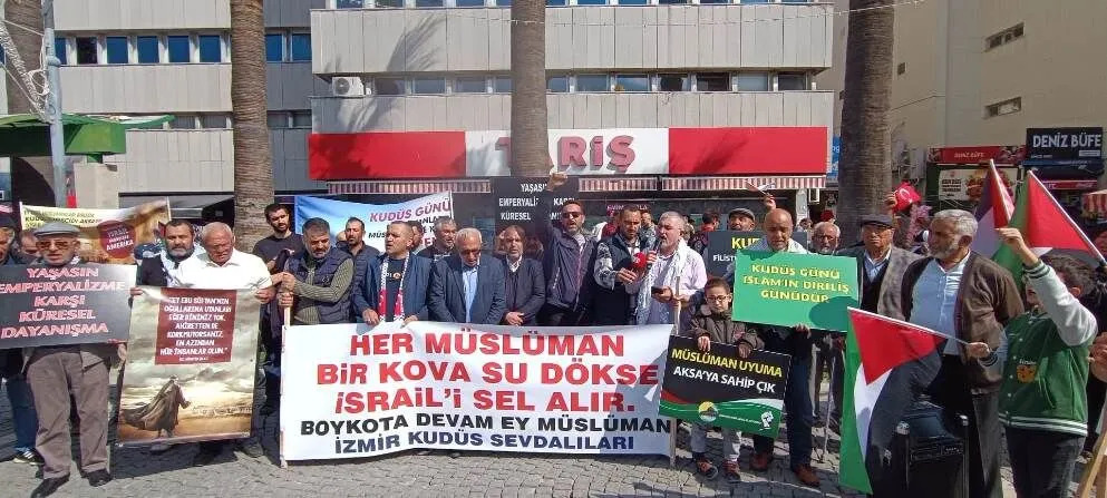 İZMİR DÜNYA KUDÜS GÜNÜ BASIN AÇIKLAMASI (VİDEO)