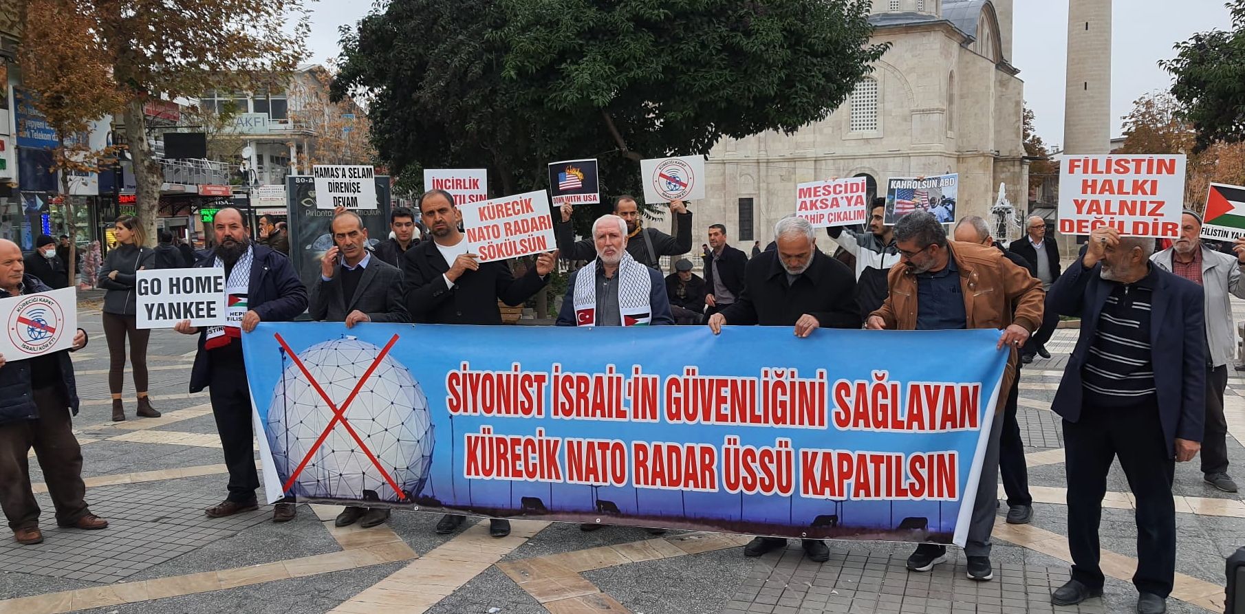 MALATYA'DA DÜZENLENEN BASIN AÇIKLAMASINDA KÜRECİK NATO RADAR ÜSSÜ'NÜN KAPATILMASI İSTENDİ (FOTO)