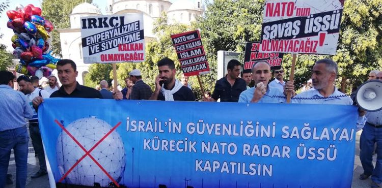 MALATYA'DA NATO'DAN ÇIKILSIN KÜRECİK RADAR ÜSSÜ KAPATILSIN FERYADI YÜKSELDİ ( VİDEO-FOTO) 