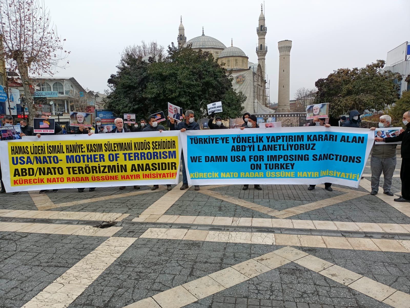 MALATYA'DA TERÖRİST NATO VE KATİL ABD PROTESTO EDİLDİ/KUDÜS ŞEHİTLERİ ANILDI (VİDEO-FOTO)