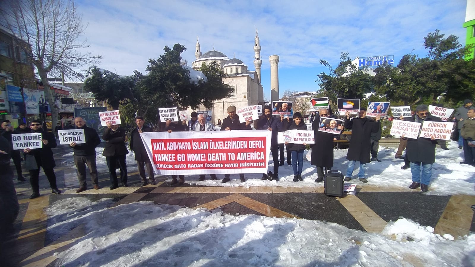 MALATYA'DAN YÜKSELEN SES: NATO'DAN ÇIKILSIN ÜSLER KAPATILSIN (FOTO-VİDEO) 