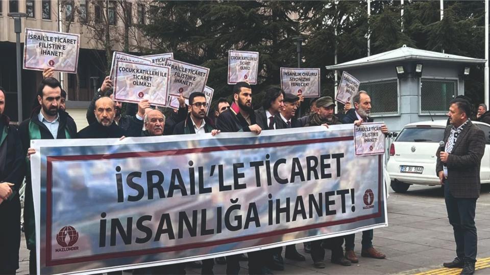 MAZLUMDER'DEN SİYONİST İSRAİL'İ PROTESTO EDEN ŞAHISLARIN GÖZALTINA ALINMASINA KINAMA