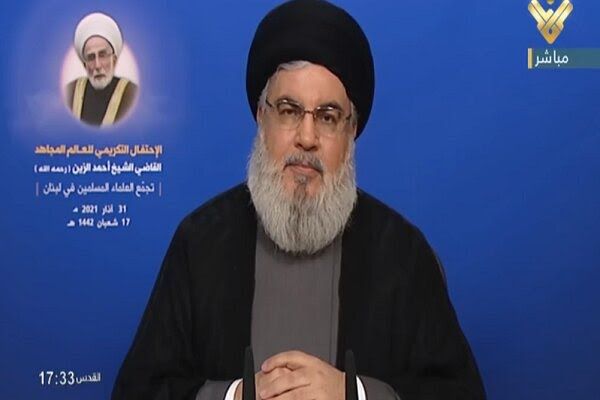 NASRALLAH MERHUM ŞEYH AHMED EZ-ZEYN'İN VEFATININ 40. GÜNÜ MÜNASEBETİYLE ÖNEMLİ BİR KONUŞMA YAPTI