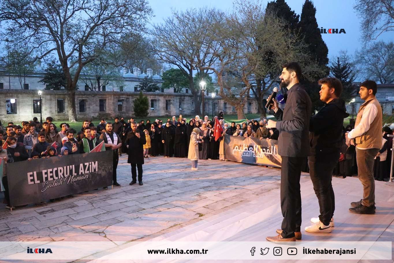 ÖZGÜR KUDÜS İÇİN İSTANBUL'DA 3. "EL FECRU'L AZİM SABAH NAMAZI" BULUŞMASI GERÇEKLEŞTİ (VİDEO)