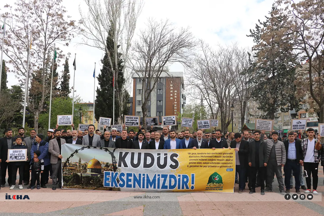 PEYGAMBER SEVDALILARI VAKFI GAZİANTEP'TE DÜNYA KUDÜS GÜNÜ YÜRÜYÜŞÜ DÜZENLEDİ (VİDEO)