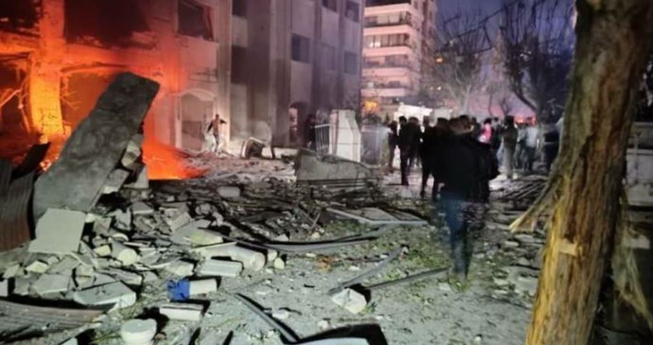 SİYONİST REJİM SAVAŞ UÇAKLARI ŞAM'I BOMBALADI